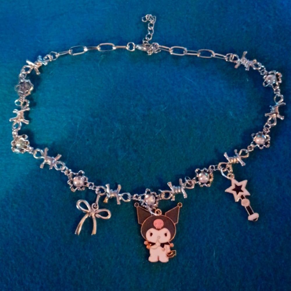 Kuromi's Moonstone Choker Necklace